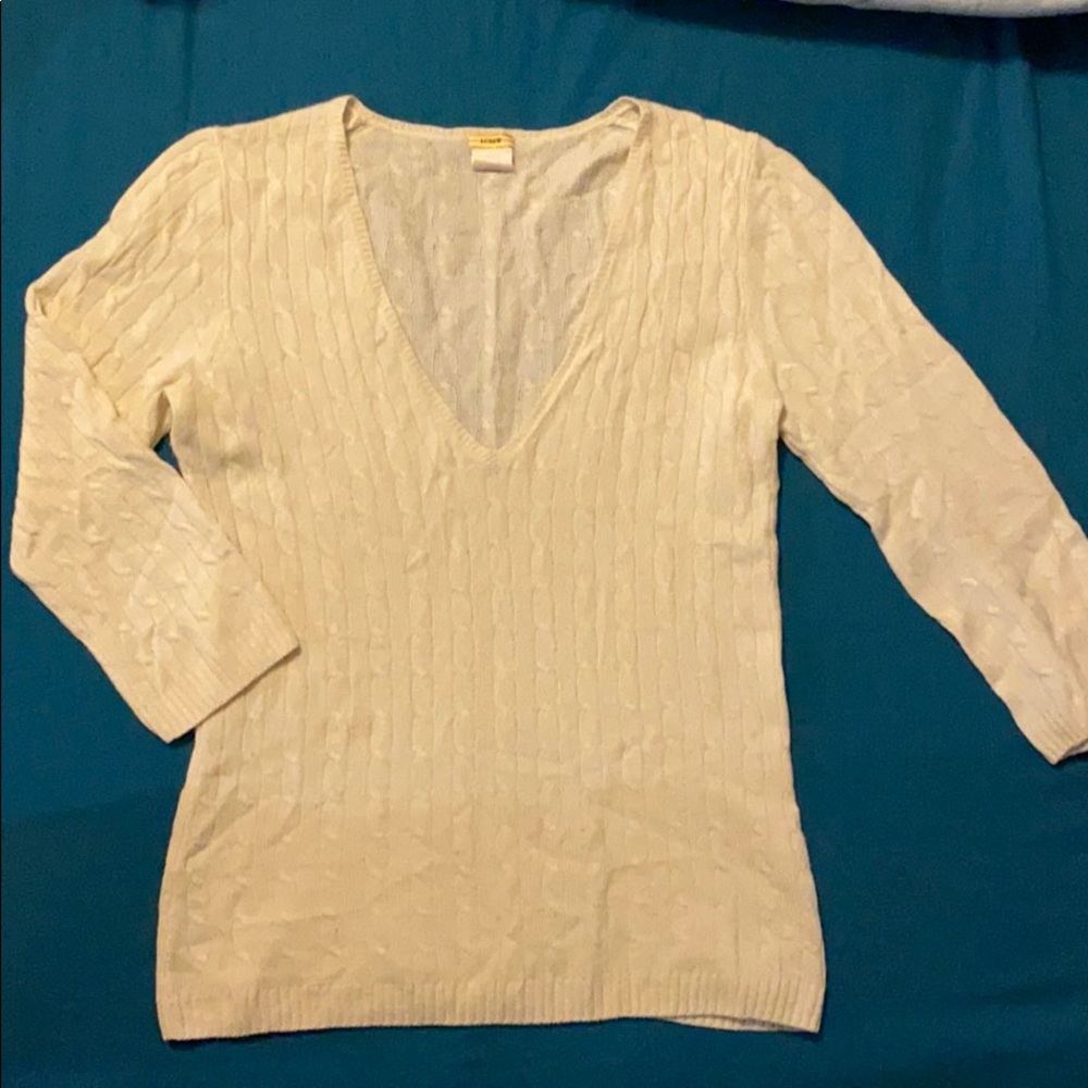J. Crew cashmere blouse
